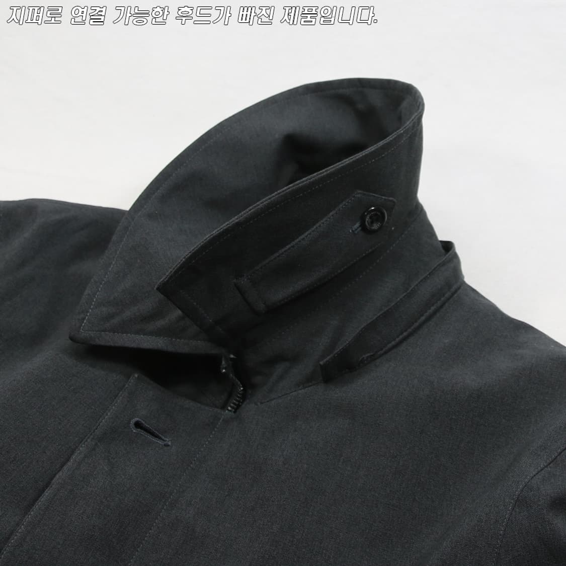 (착용컷) Aquascutum 싱글 트렌치 코트 (남성용 98) 상품이미지9