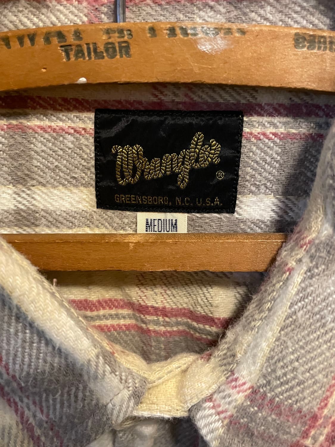 Vintage Wrangler Flannel Shirt 상품이미지2