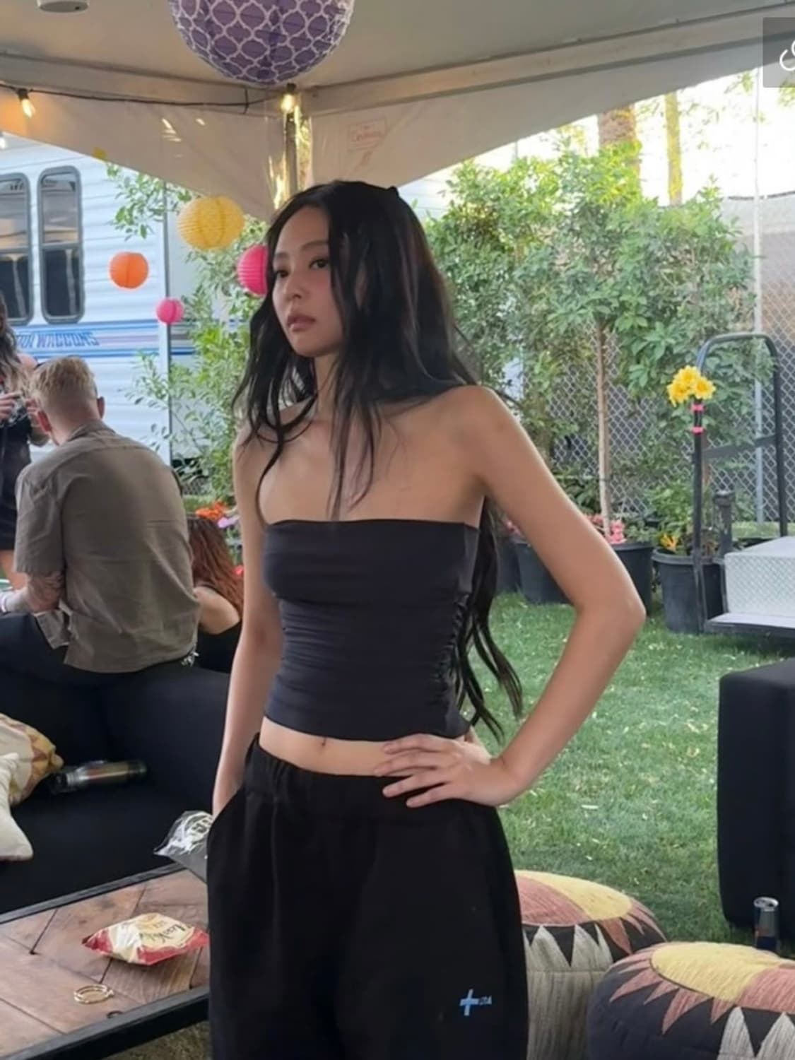 era 이알에이 헤비 스웻팬츠 블랙 (제니 착용) 상품이미지1