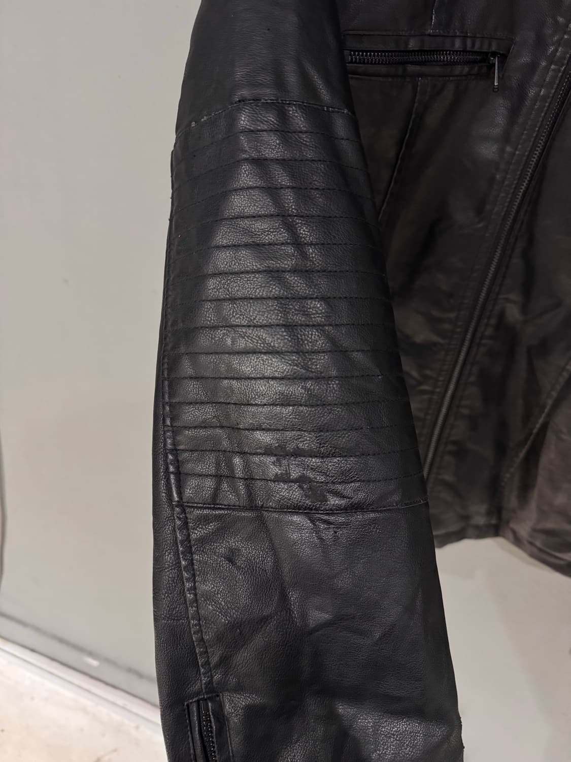 리바이스 후드 바이커 가죽자켓  상품이미지7