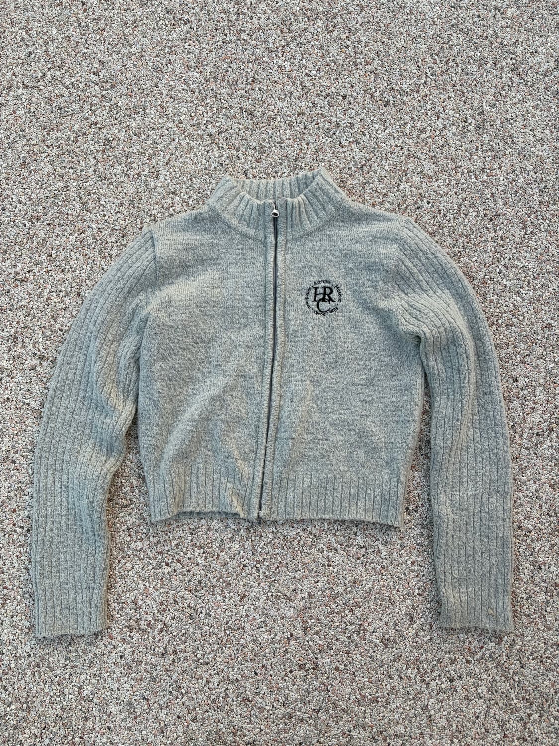 아카이브 투웨이 니트 집업(s) 상품이미지2