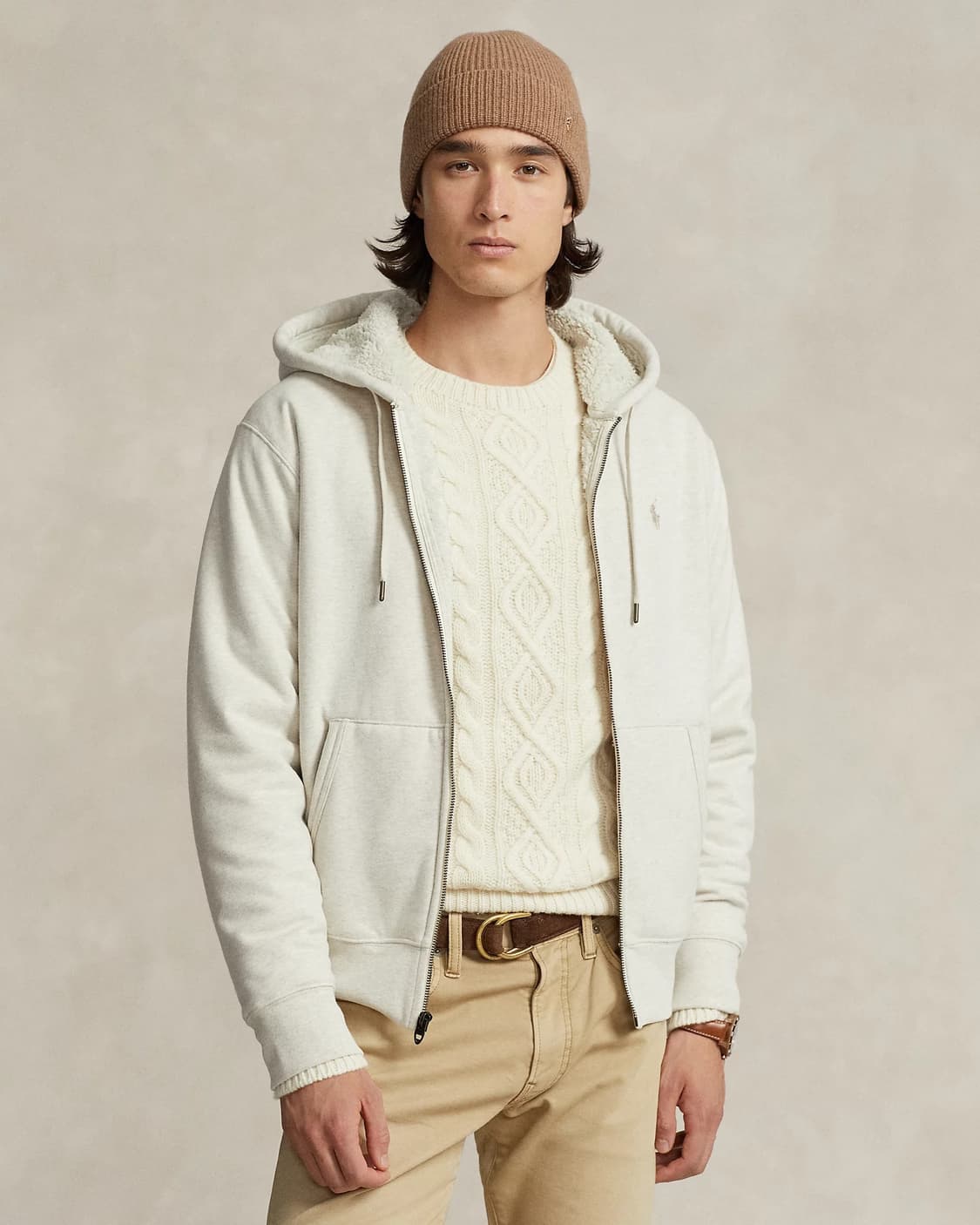 [정품/새상품] 폴로 랄프로렌 아이보리 후드 집업 상품이미지9