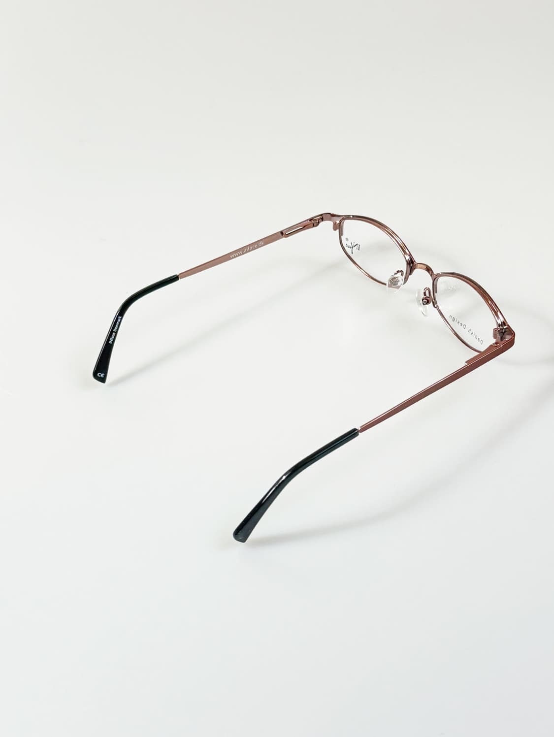 덴마크제 IN FACE 라이트핑크 클럽마스터 프레임 빈티지 안경 상품이미지4