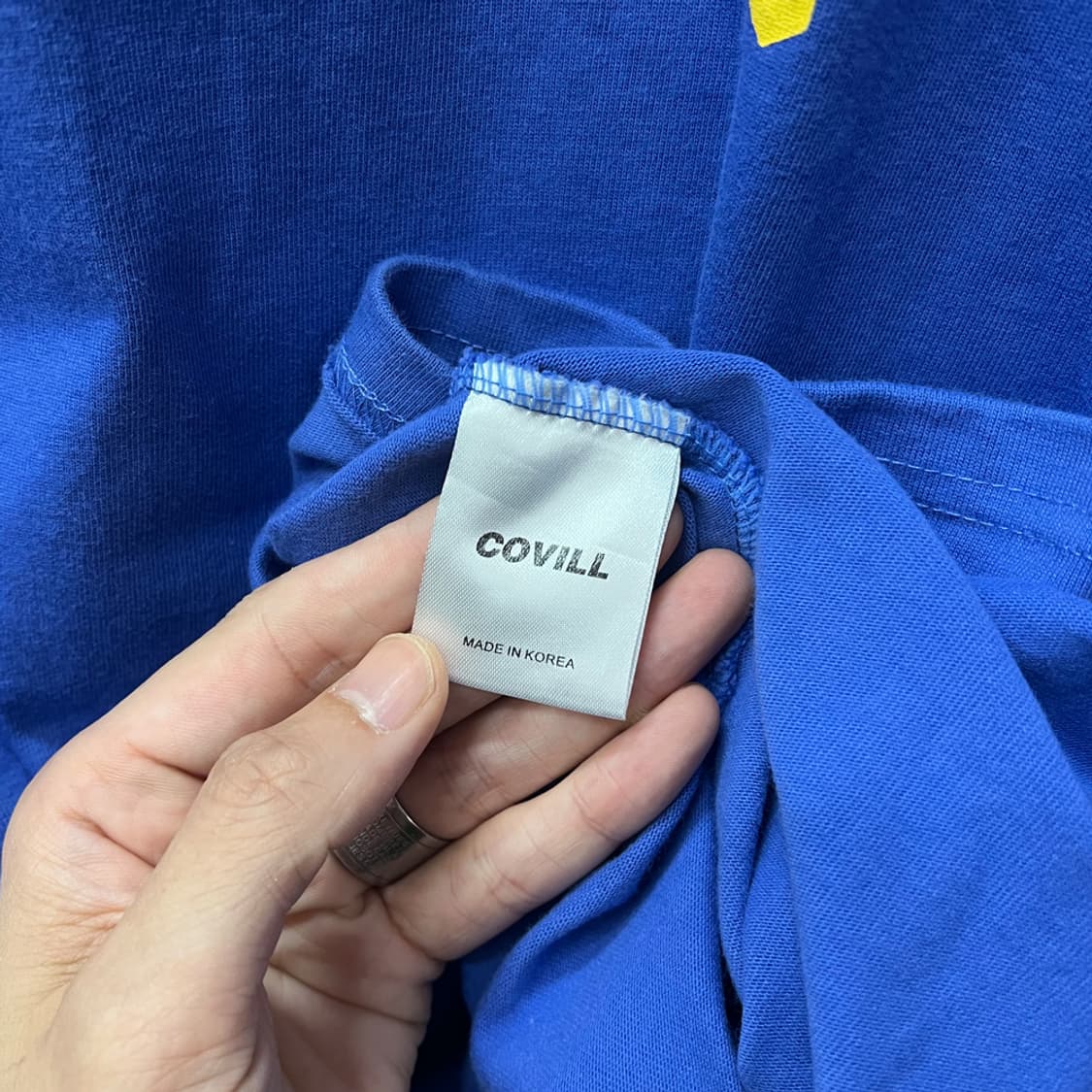 COVILL 코빌 THANKS 오버핏 반팔티 FREE 상품이미지4
