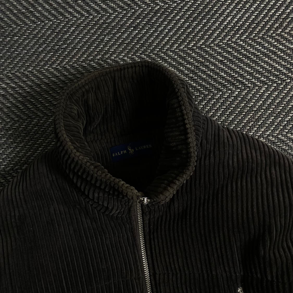 폴로 랄프로렌 포니 로고 코듀로이 패딩 점퍼 브라운y 3569 상품이미지8