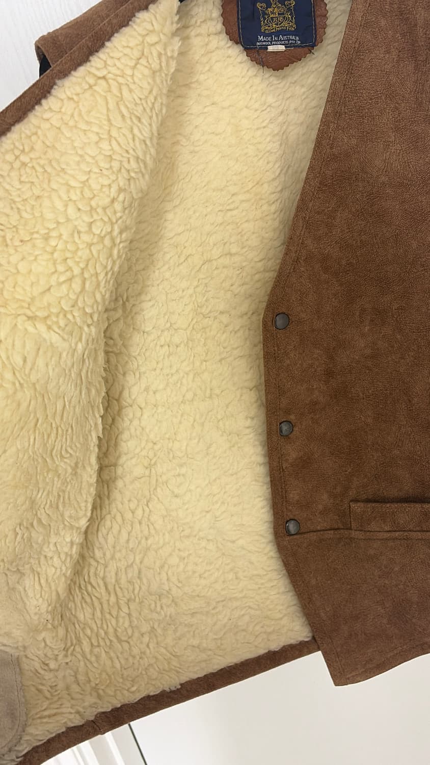 Auswool Products 양털 조끼 M 55,66 상품이미지4