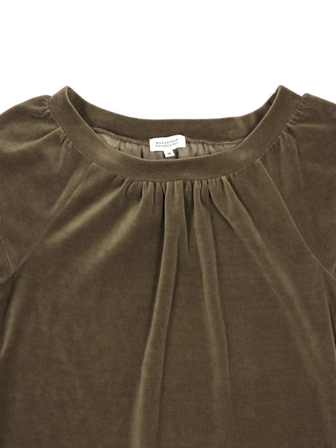 Mackintosh Philosophy velour blouse 상품이미지2