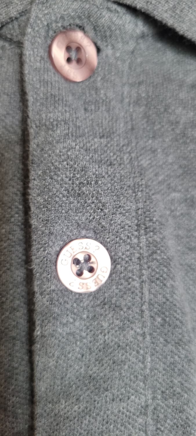 👔남성L사이즈👔GUESS 반팔 카라티 그레이/네이비 상품이미지5