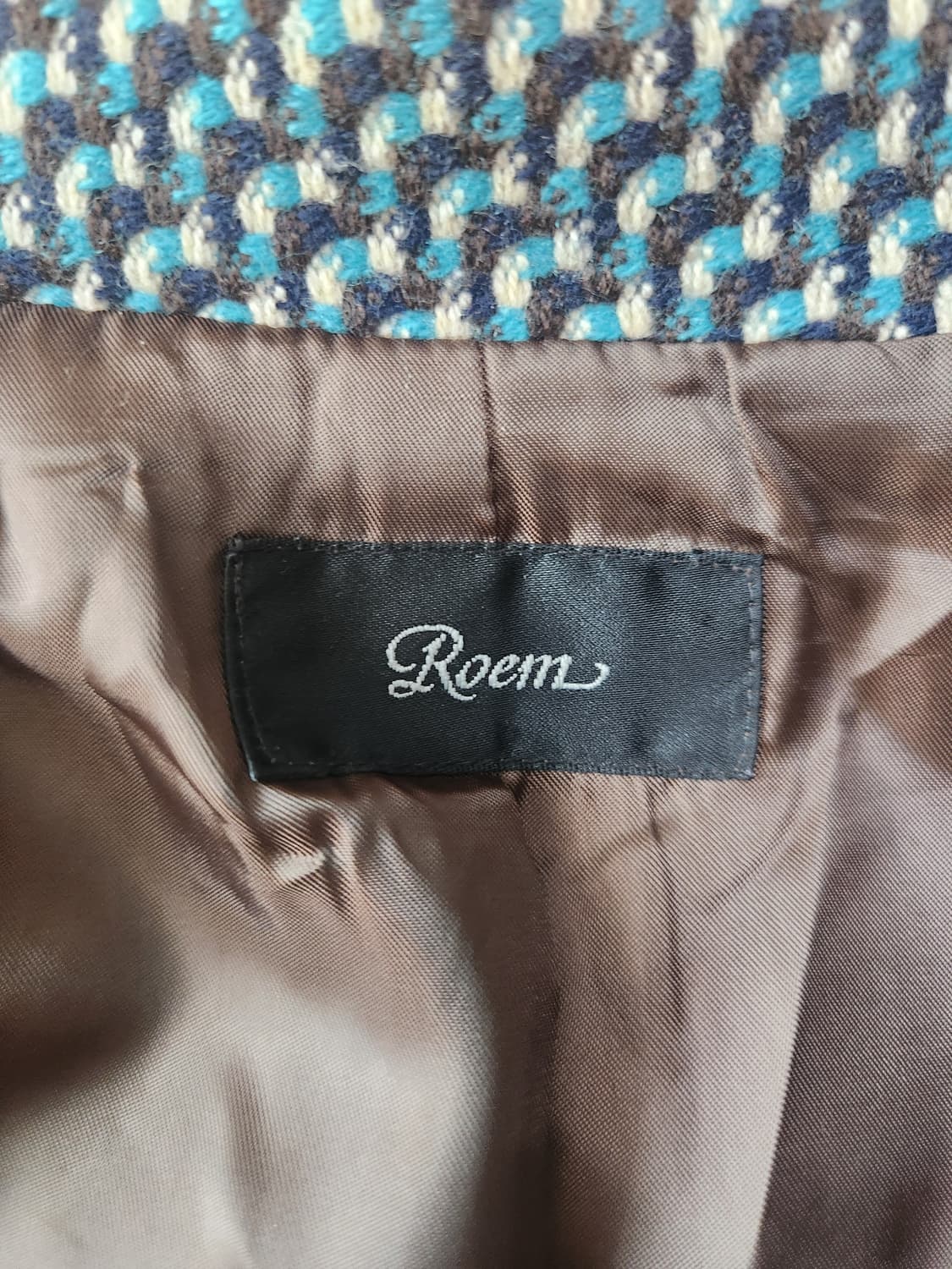 로엠 헤링본 패턴 여성 자켓 상품이미지6