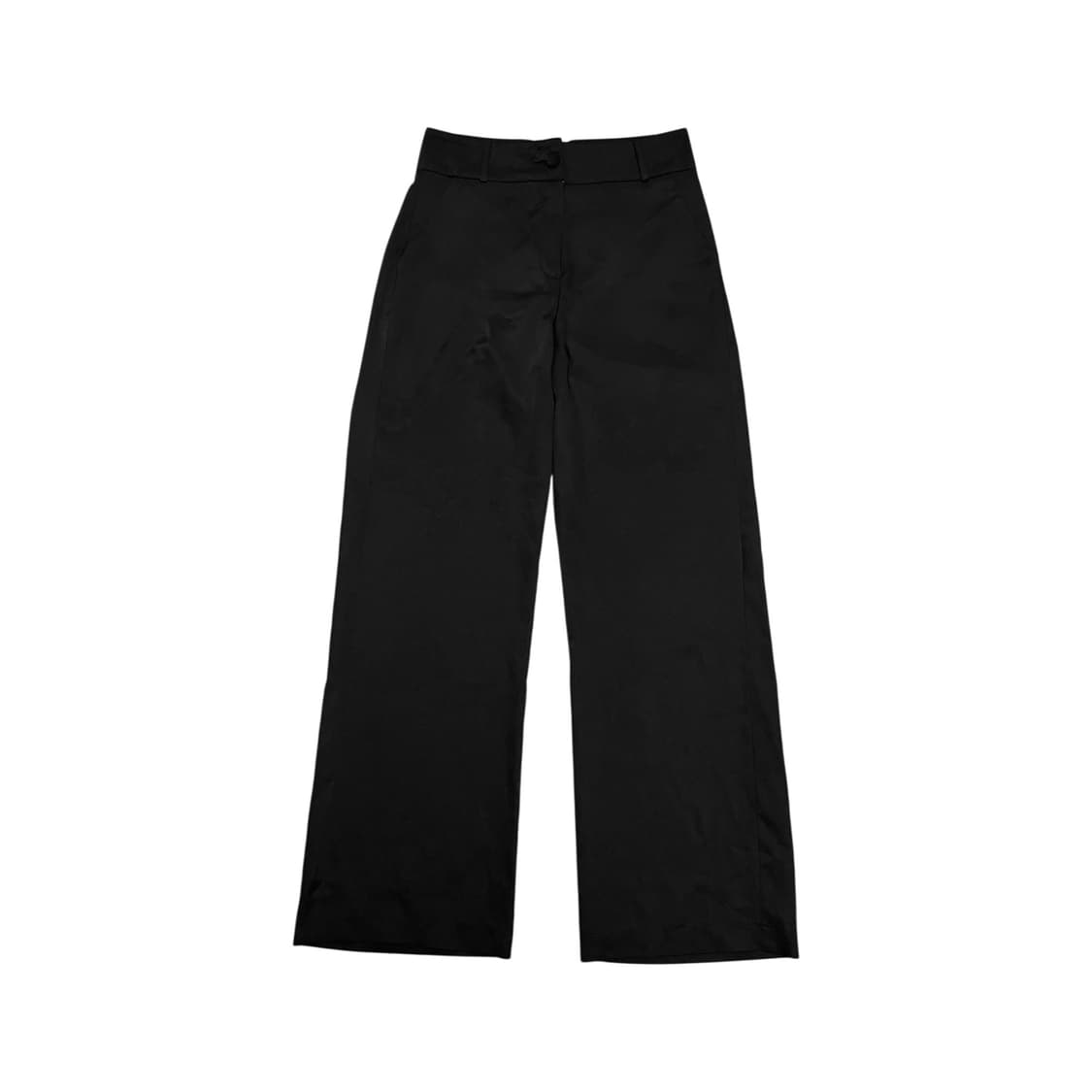 Nylon Semi Wide Slacks_Black 상품이미지1