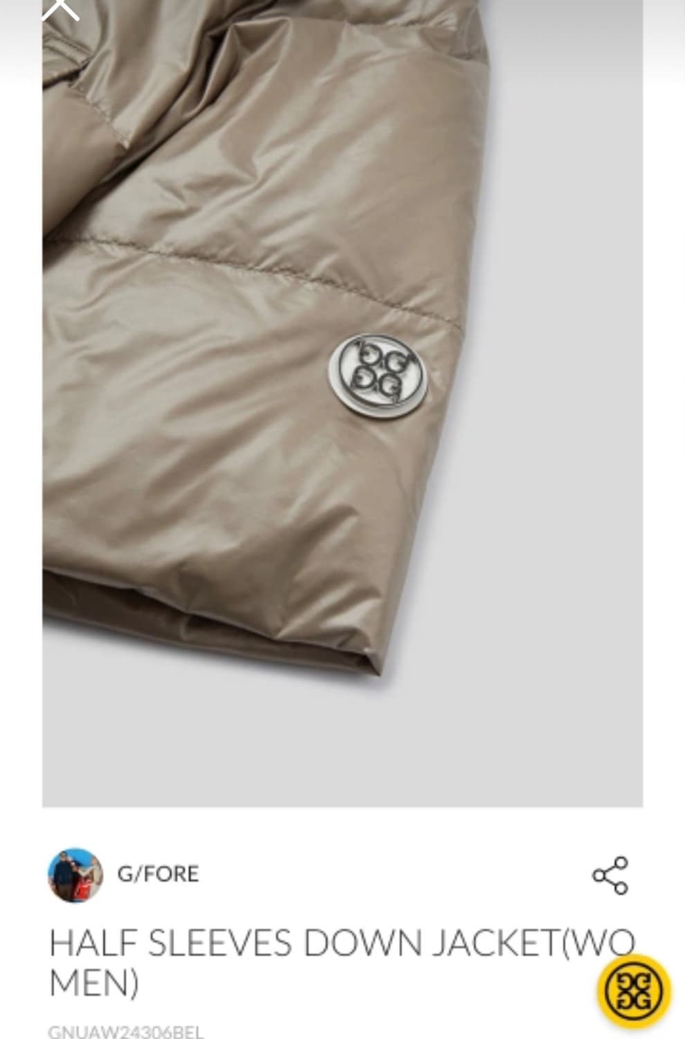 (새상품)지포어 다운자켓(XS) 상품이미지4