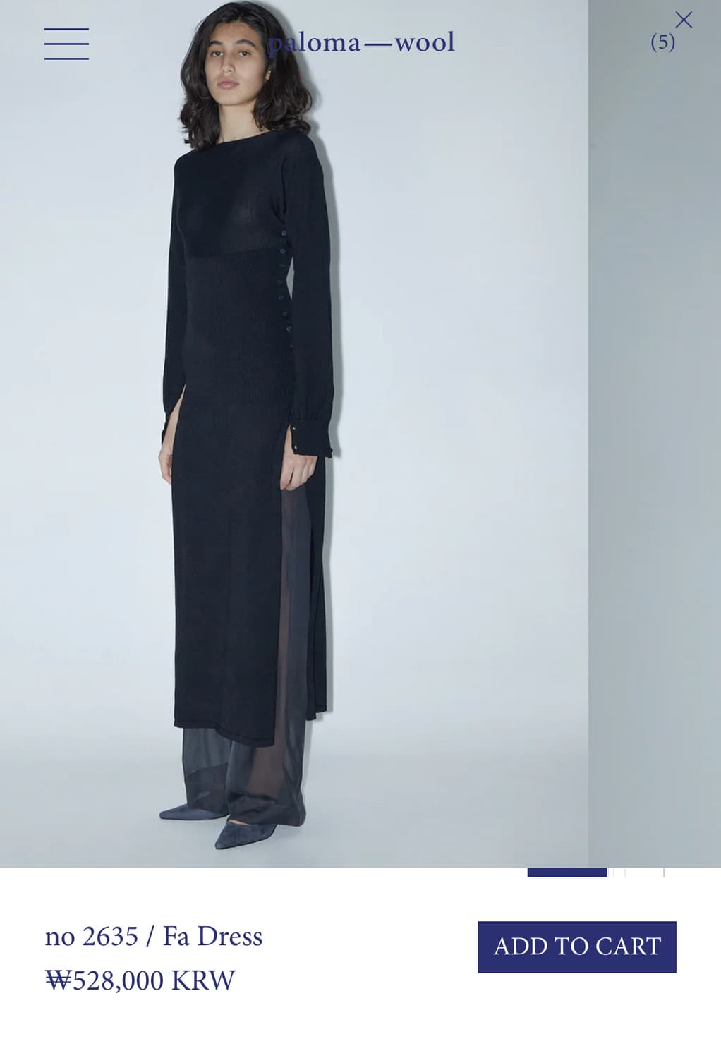 [S,M,L]팔로마울 Fa 버튼 원피스 상품이미지10