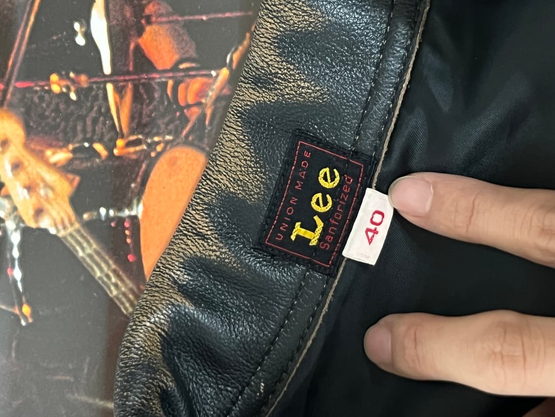 리 레더 자켓 40 / 카우보이 가죽 트러커 웨스턴 rrl 더블알엘 상품이미지4