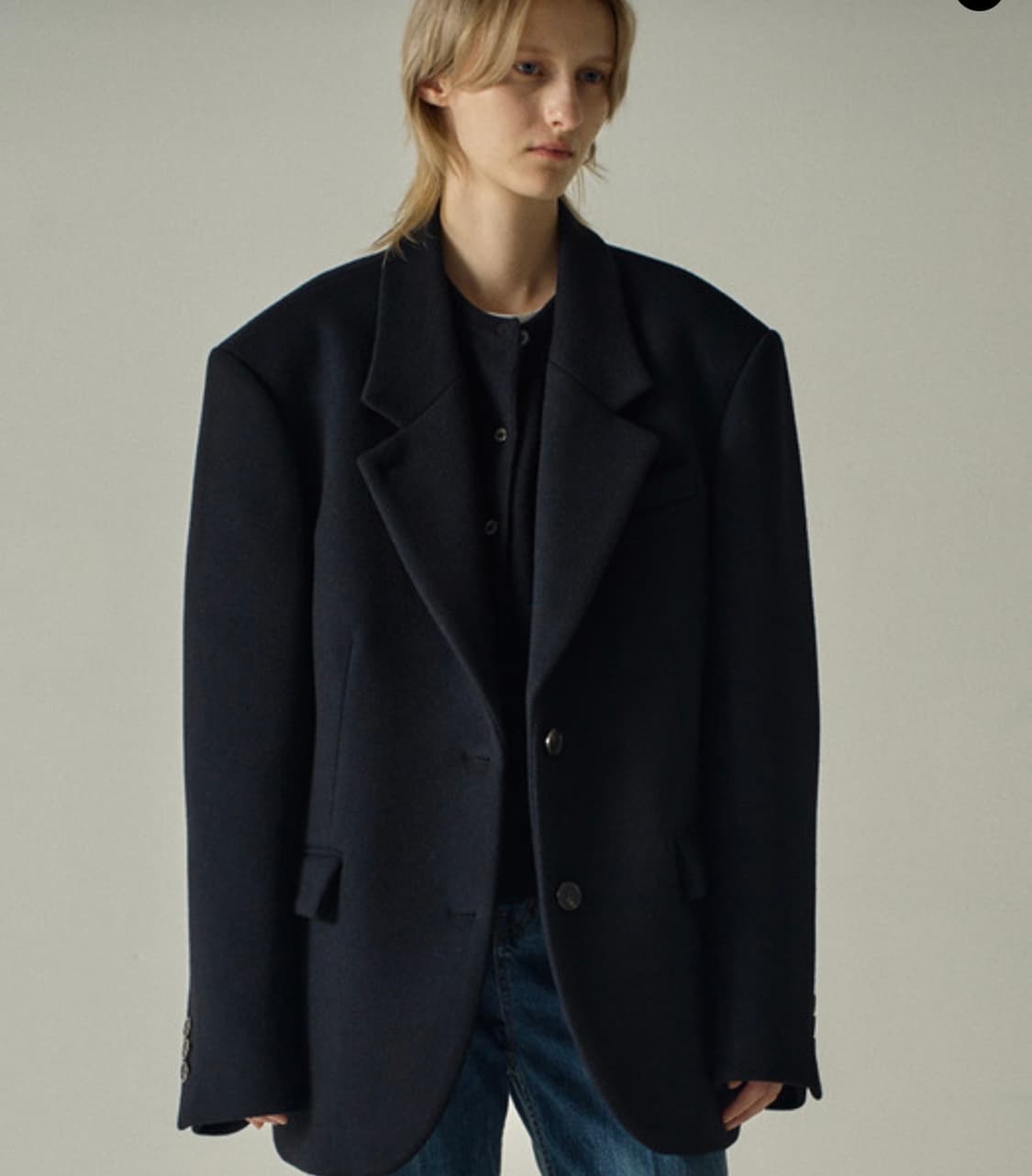 파사드패턴 캐시미어 블레이저 코트 s 상품이미지4