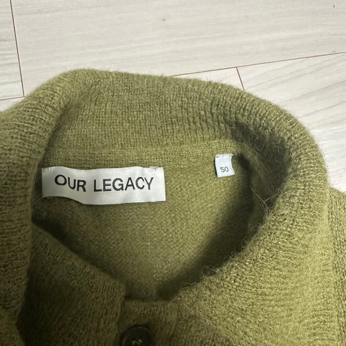 아워레가시 이브닝폴로 가디건 50사이즈 상품이미지5