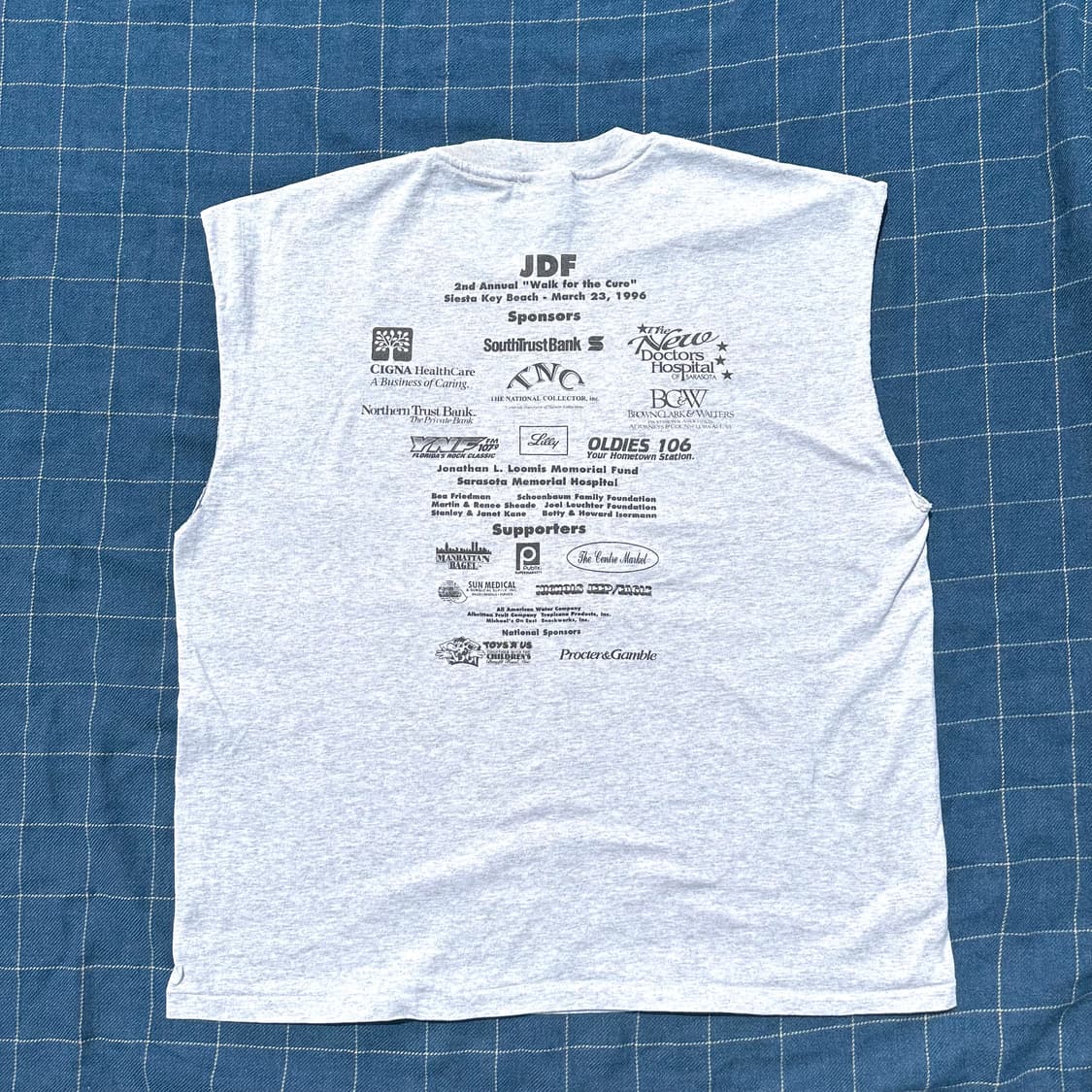 미국 90s 헤인즈 50/50 나시 상품이미지4