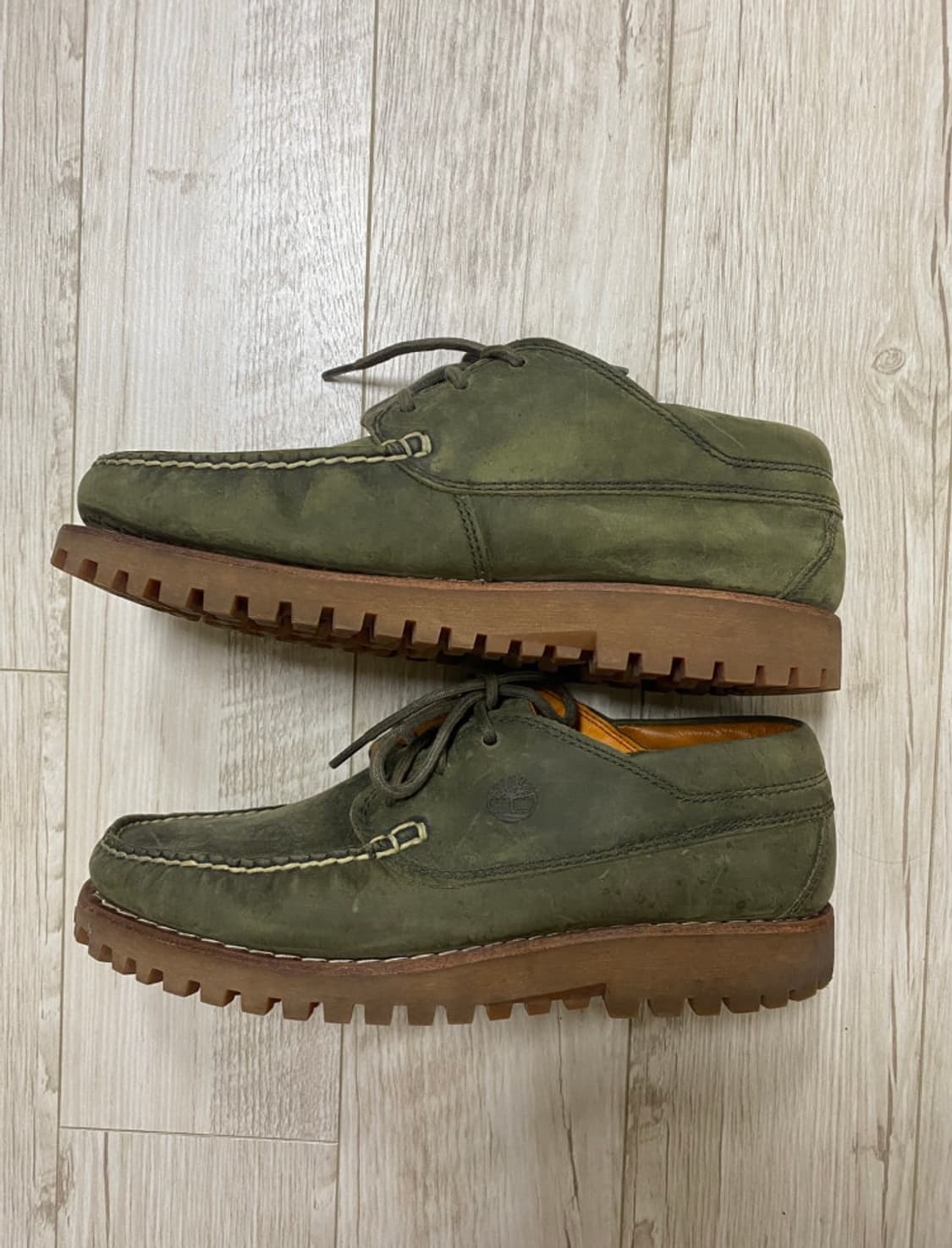 팀버랜드 3아이 보트슈즈 그린 상품이미지2