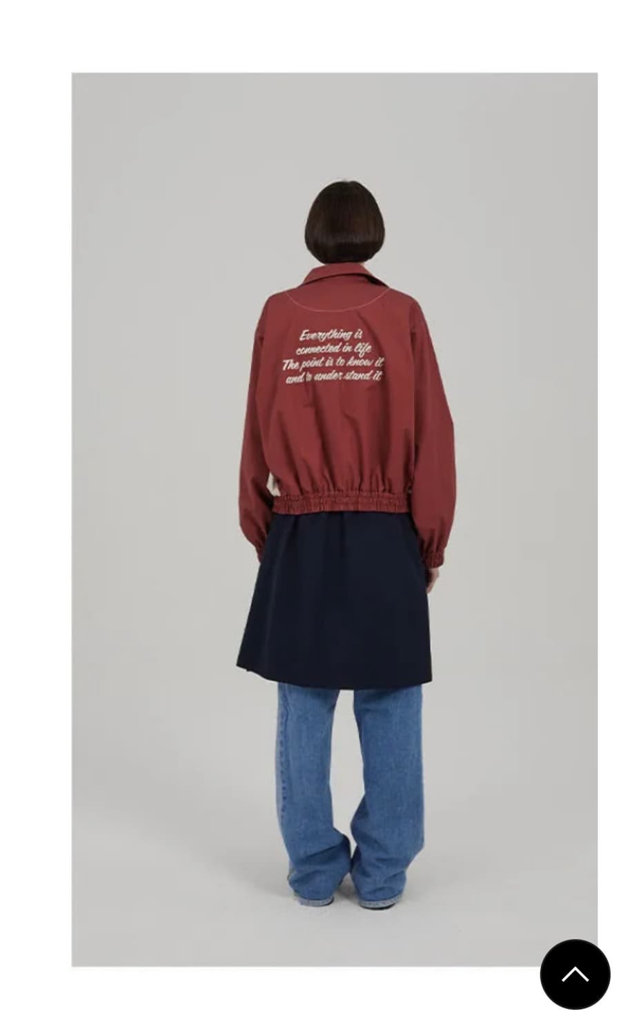 [F] 필인더블랭크 I.O 봄버 자켓 브릭 상품이미지8