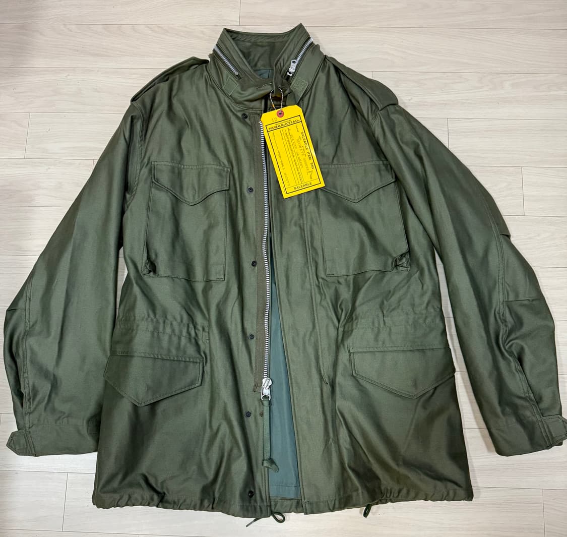 리얼맥코이 M-65 필드 자켓 XL + 리얼맥코이 라이너(내피)XL 상품이미지1