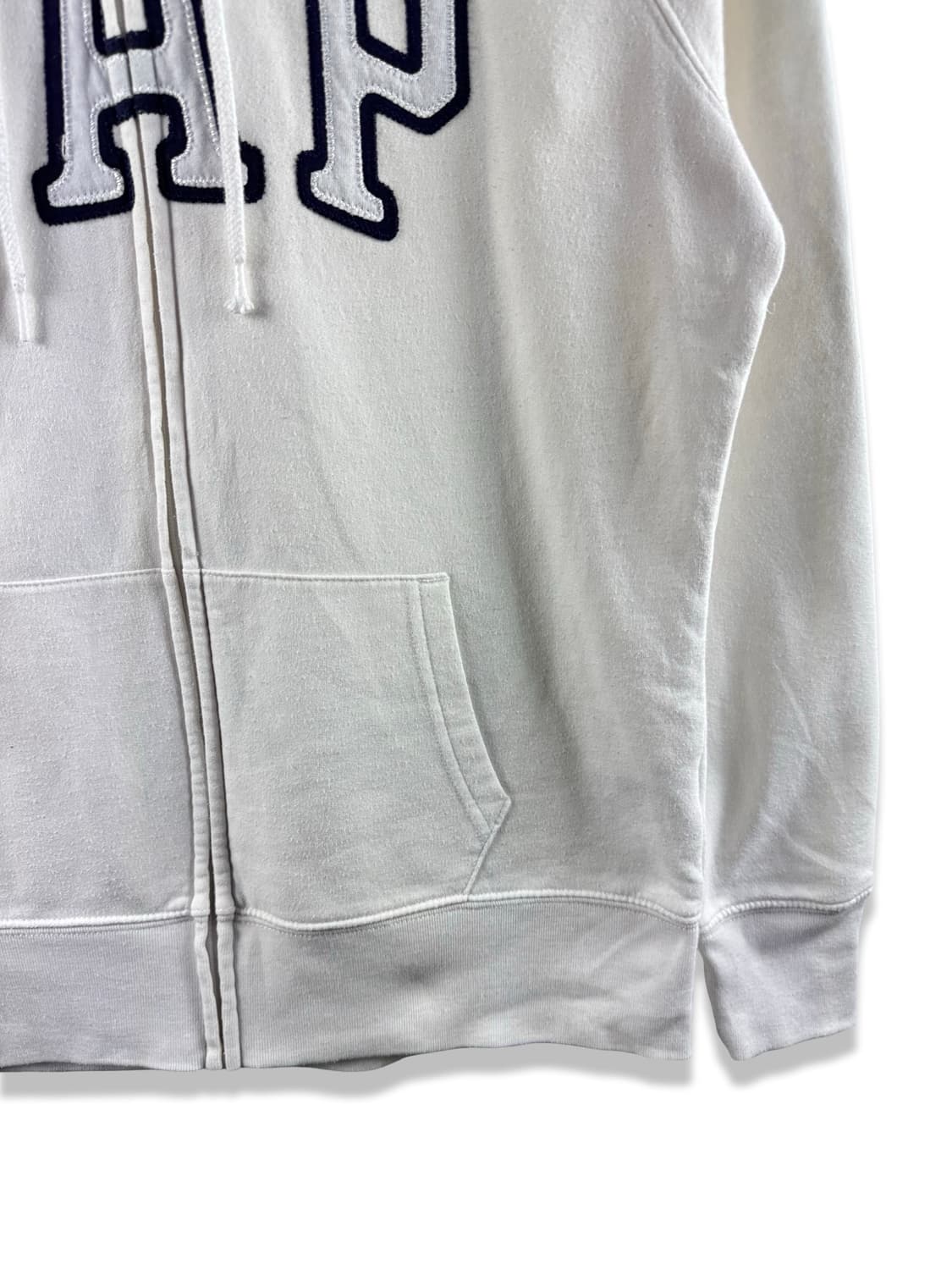 갭 화이트 Y2K 후드집업2400 상품이미지5