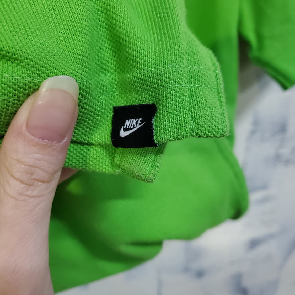 나이키 스포츠 반팔 카라티 그린  상품이미지3