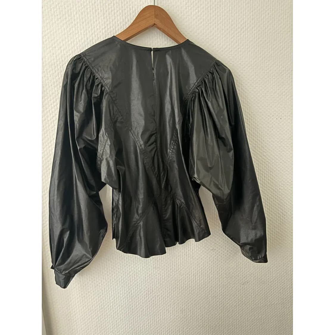 이자벨마랑 레더 블라우스 상품이미지2