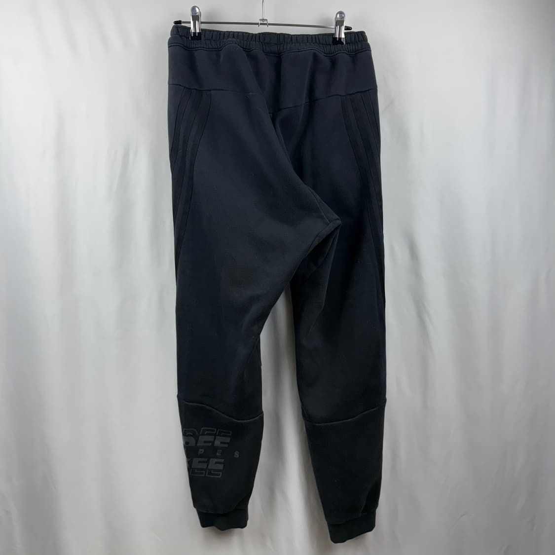 (S) 아디다스 삼선 스웻 조거 팬츠 블랙 상품이미지4