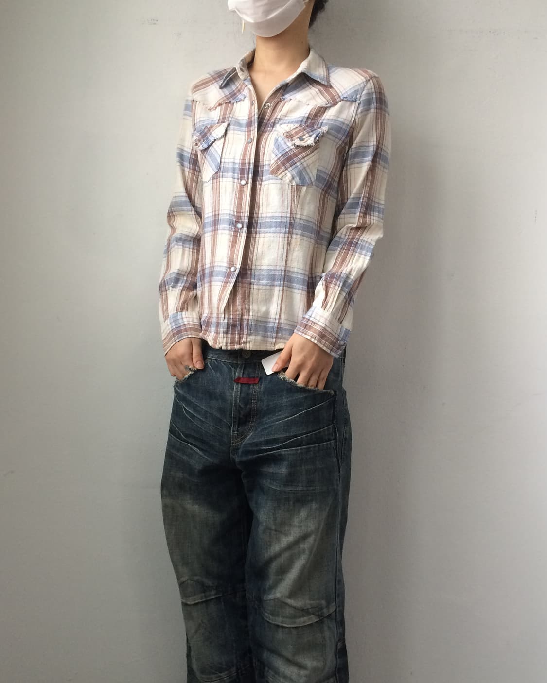 Check pattern shirt 상품이미지7