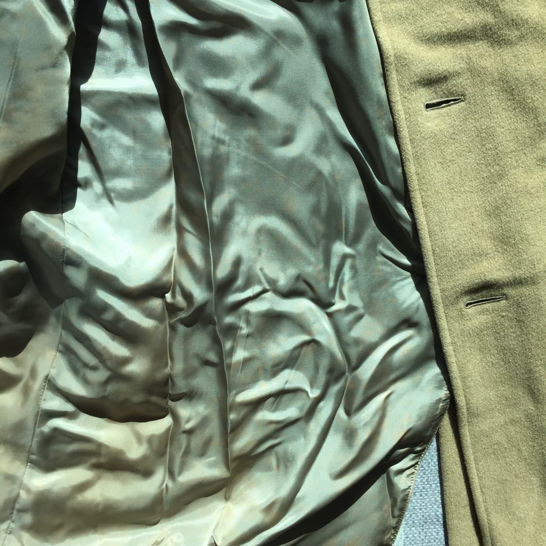 빈티지 폴로 랄프로렌 원패널 싱글 래글런 울 코트 상품이미지7