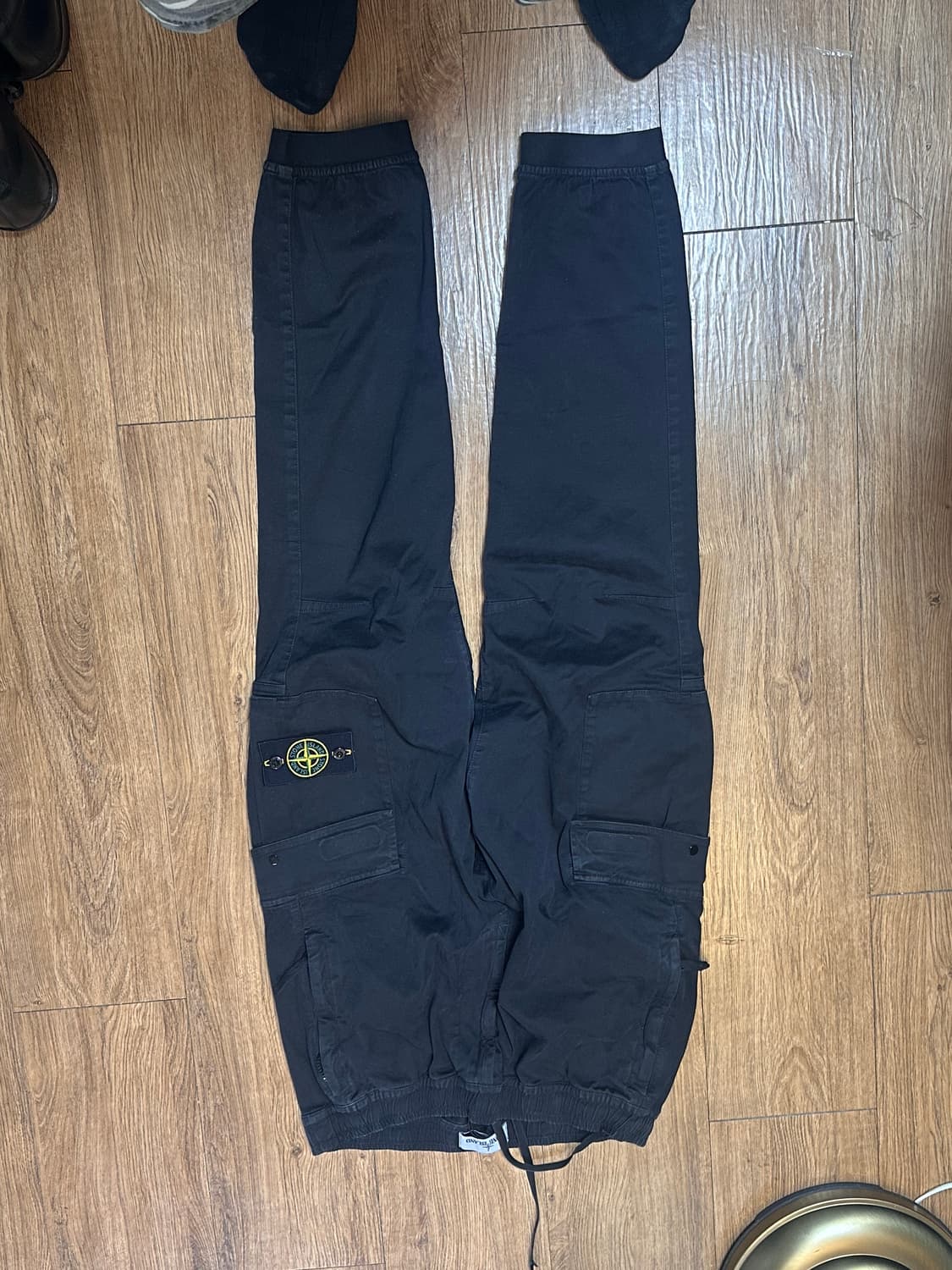 스톤아일랜드 카고 조거 팬츠 블랙 32 상품이미지1