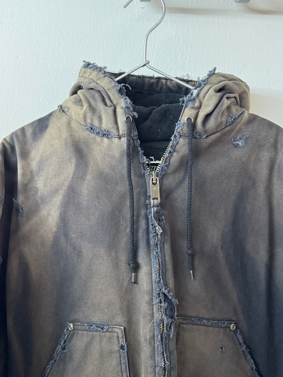 90s sun bleached quilted lined jumper 상품이미지6