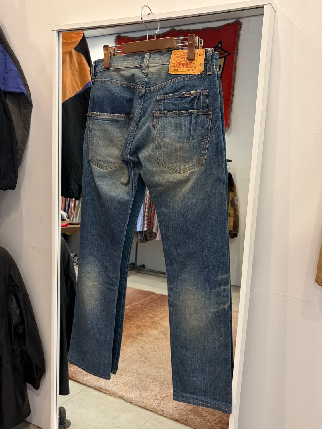 00s Levis 리바이스 505 빈티지 데님 팬츠 (Japan) 상품이미지4