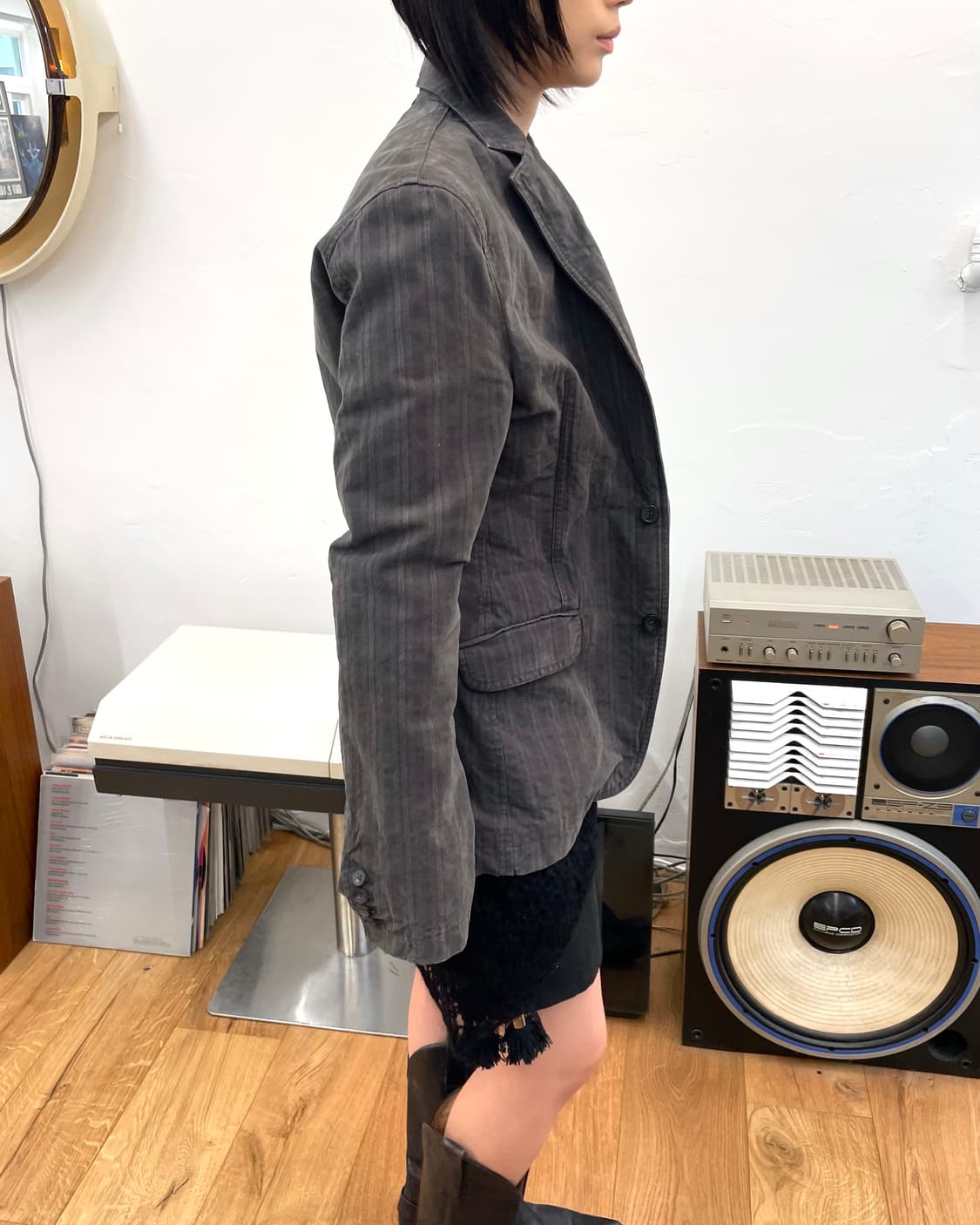 [46] 돌체앤가바나 링클 코튼 테일러드 자켓 상품이미지5