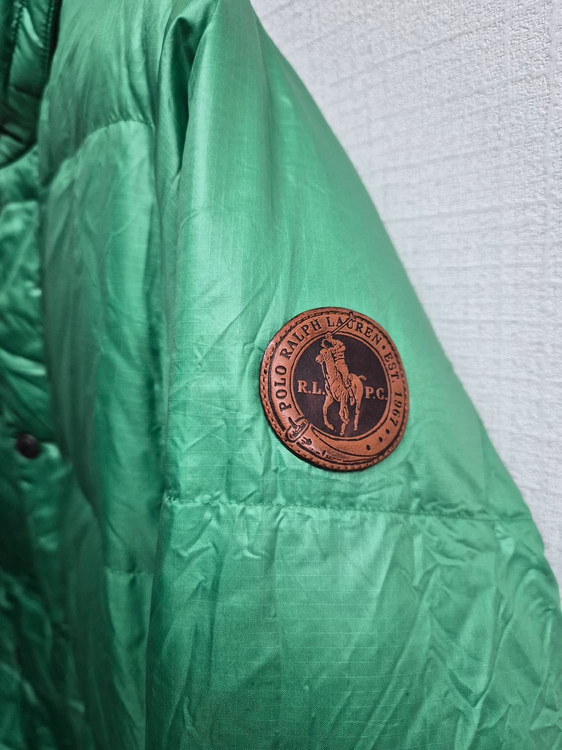 S) 폴로 랄프로렌 그린 푸퍼 패딩 팝니다 상품이미지3