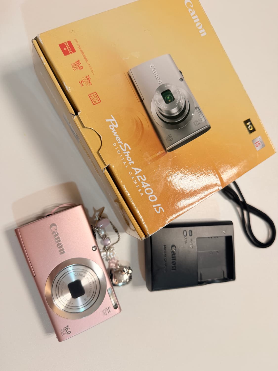 Canon Power Shot A2400 IS 핑크 (풀박) 상품이미지1