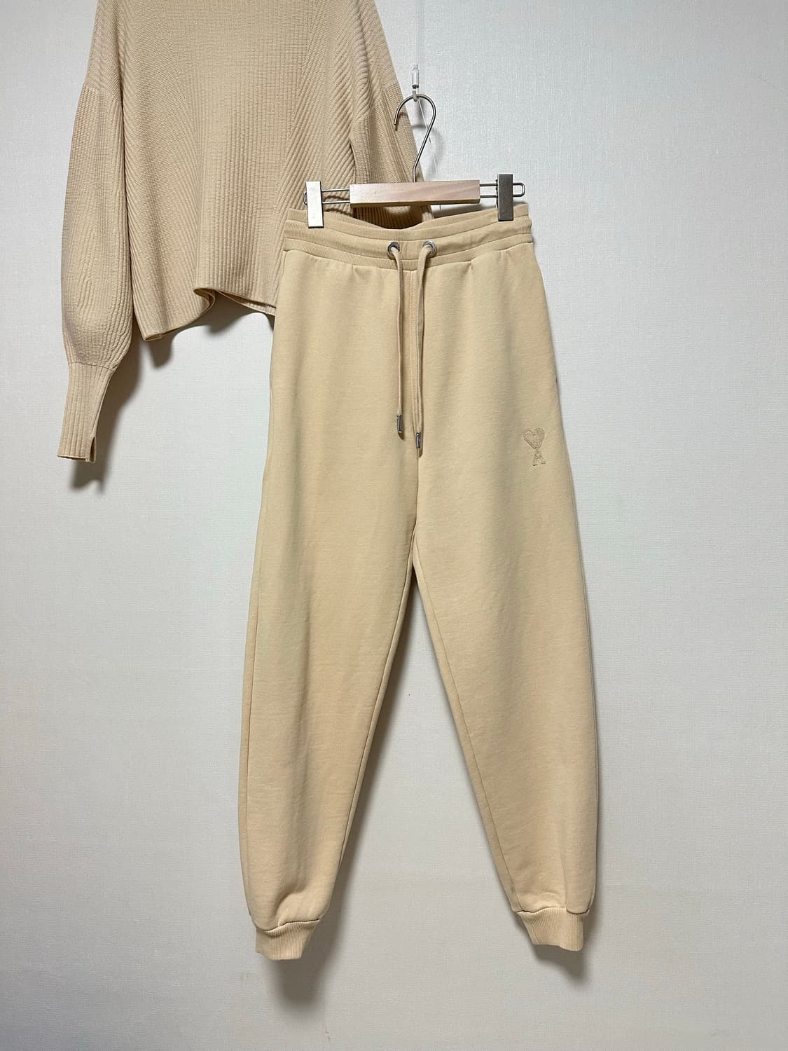 아미 하트로고 트랙 조거팬츠 xxs 상품이미지2