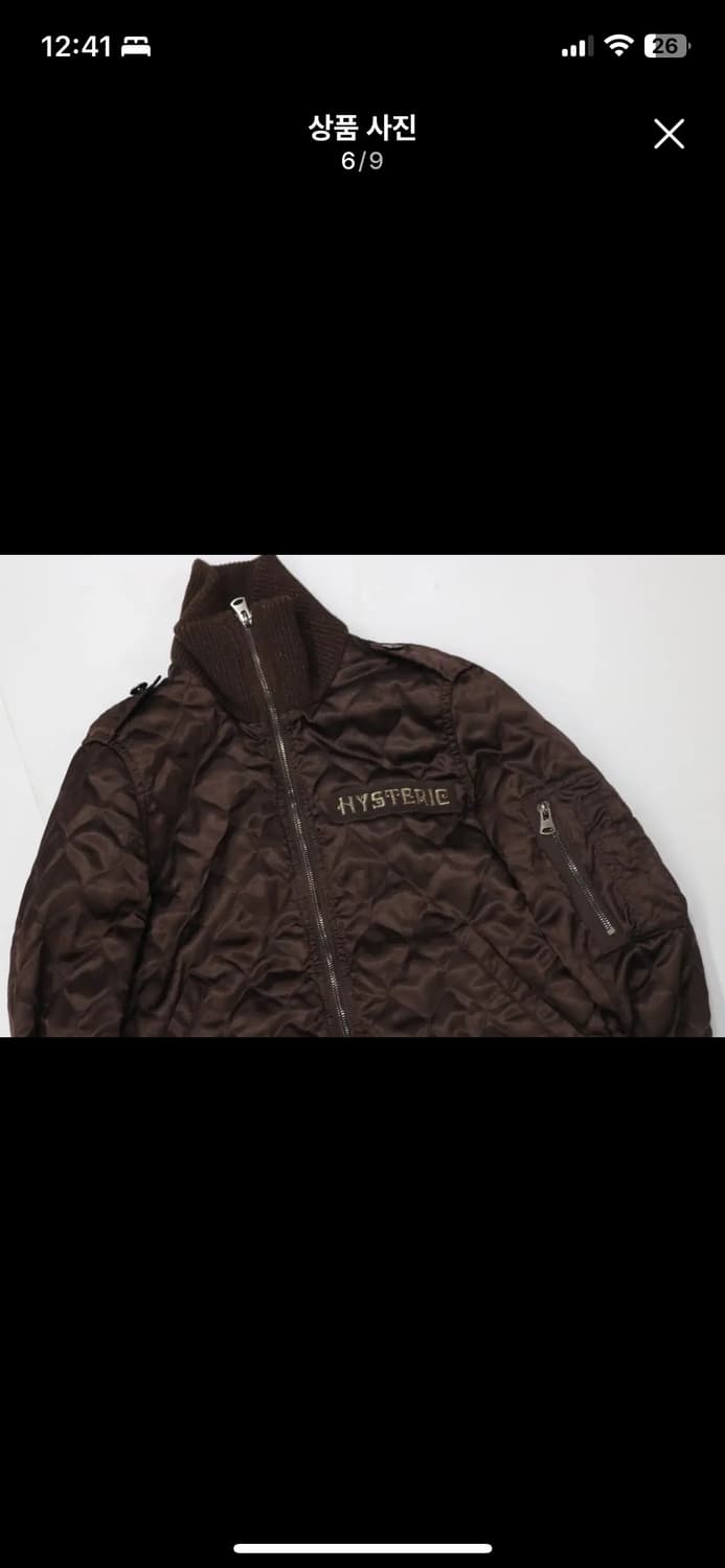 히스테릭 글래머 퀼팅자켓 상품이미지6