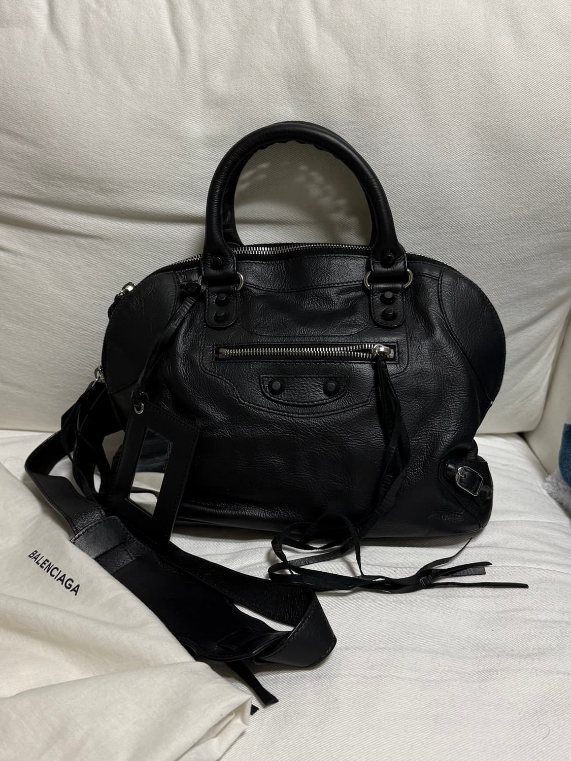 발렌시아가 모터 볼링백  상품이미지5