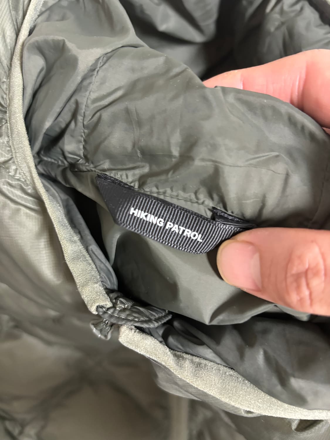 하이킹패트롤 경량패딩 카키 L 상품이미지4