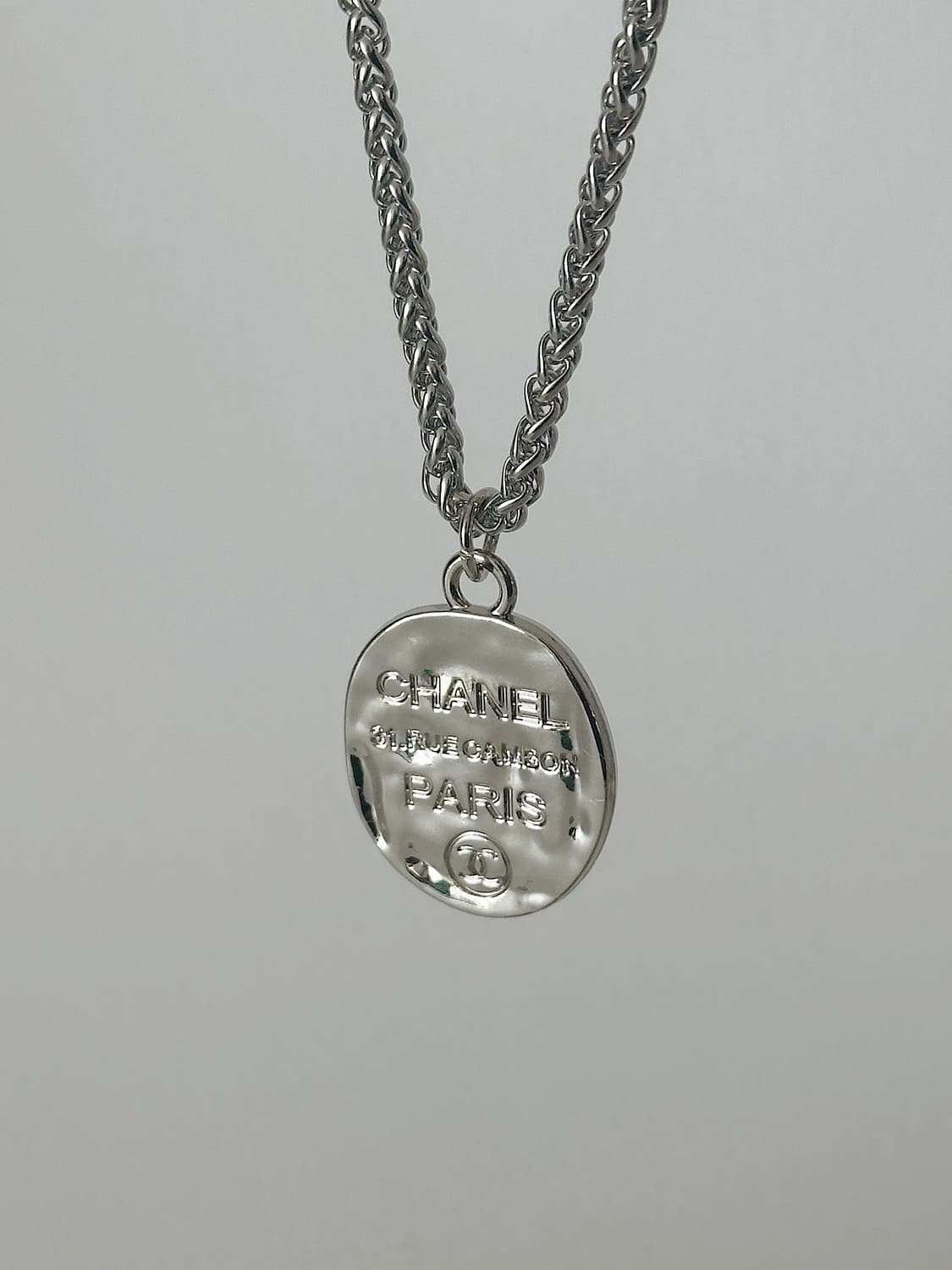 샤넬 코인 팬던트 남자 롱체인 목걸이 상품이미지2