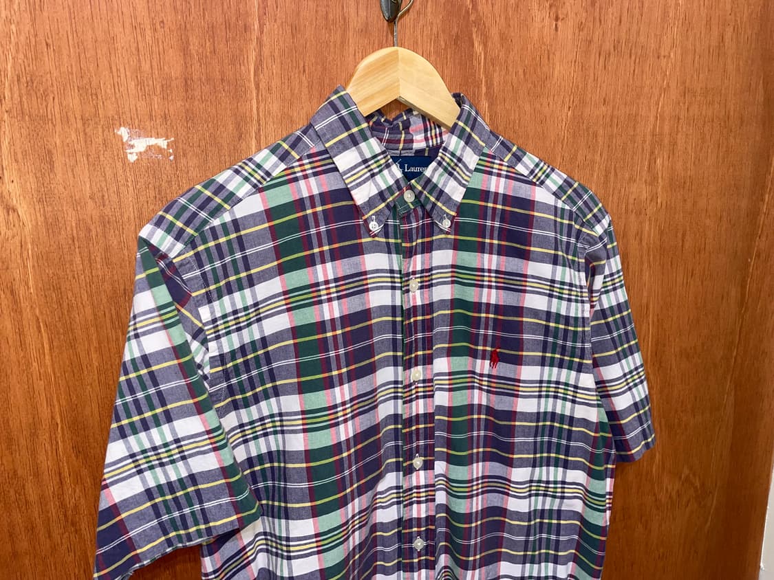 (M) POLO 폴로 랄프로렌 체크 반팔 셔츠 클래식핏 상품이미지2