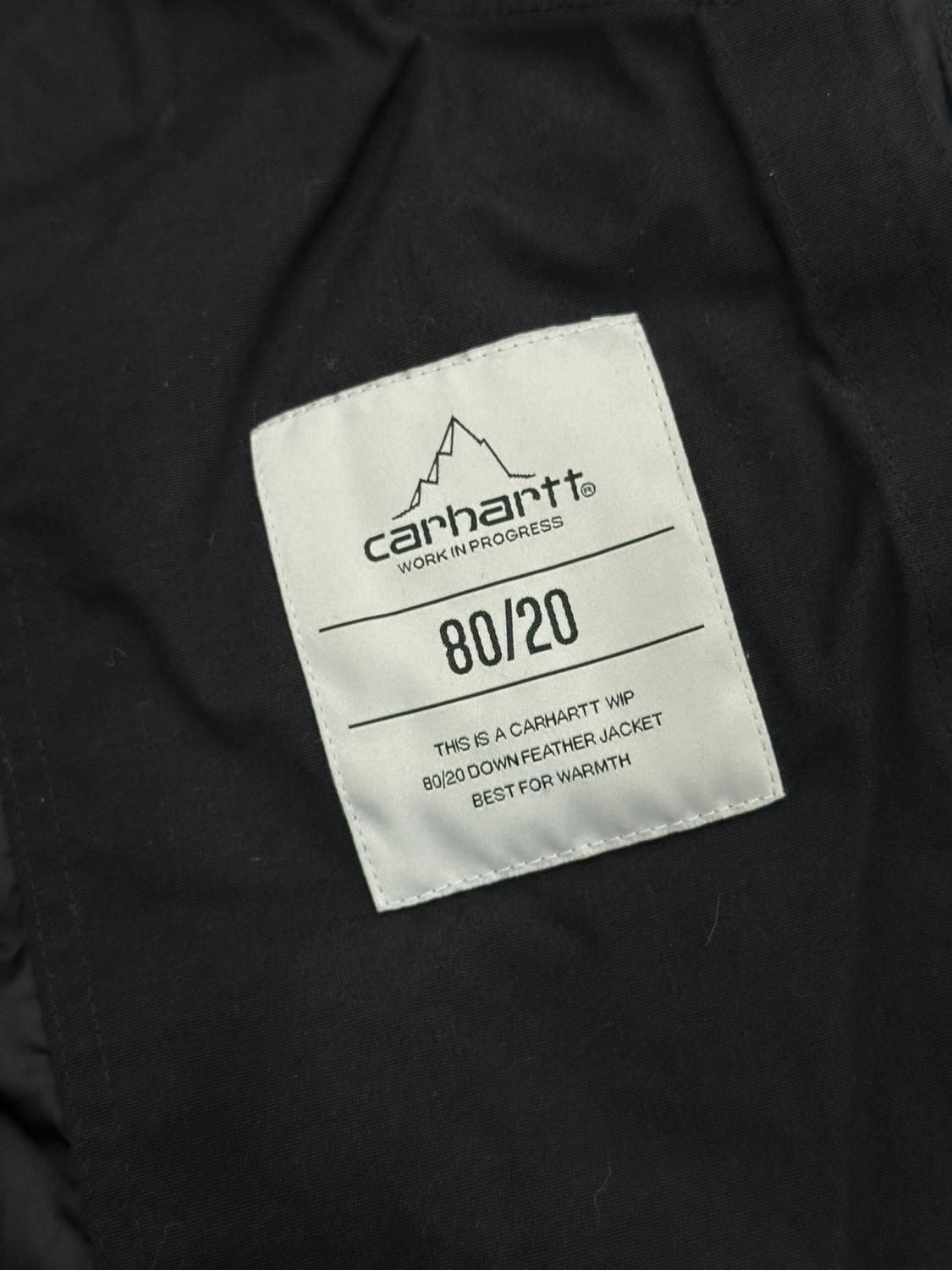 칼하트 WIP 봄버 자켓 파카 블랙 상품이미지4