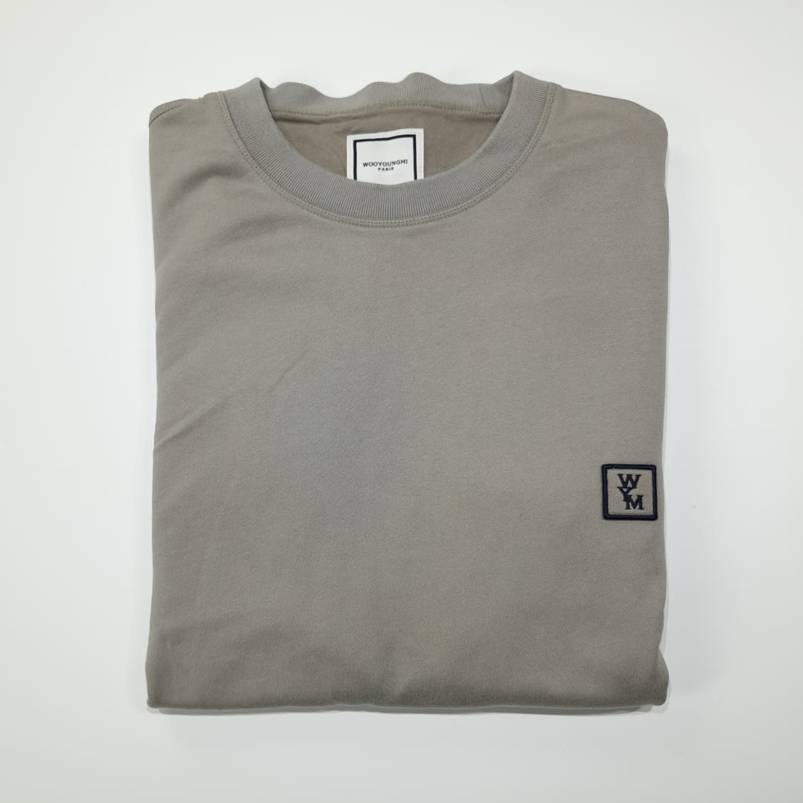 CL055 2XL 우영미 시그니처 백 로고 & WYM 스퀘어 패치 그레 상품이미지9