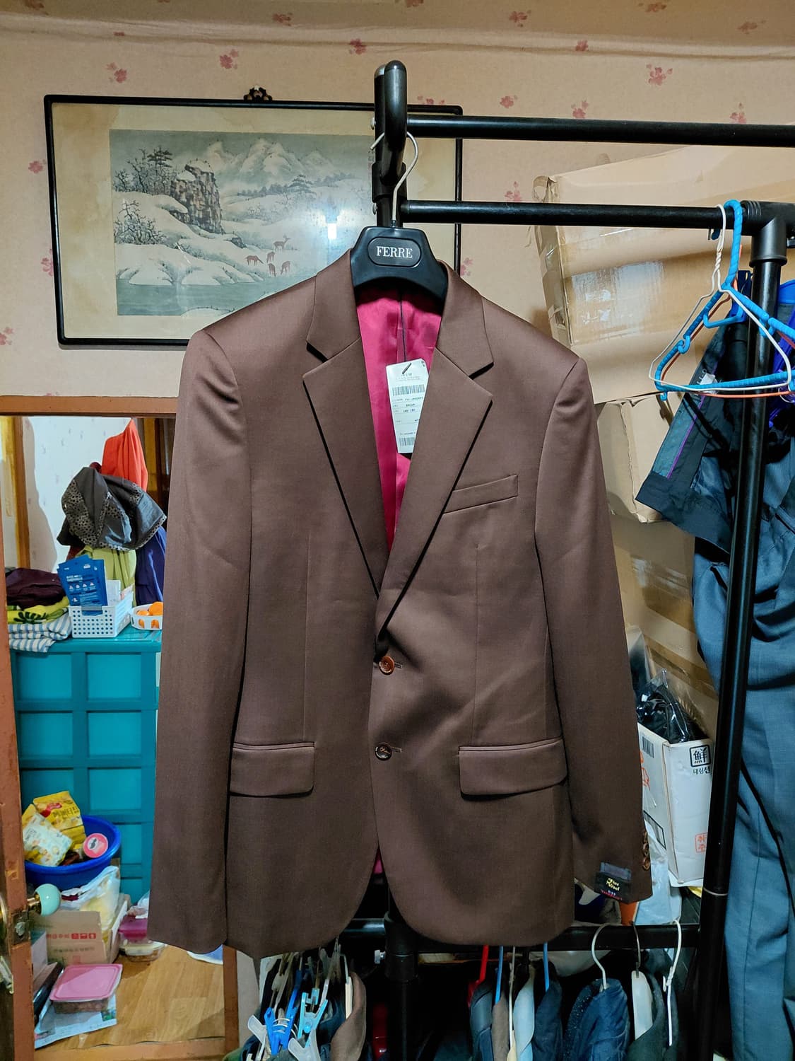 [지이크](새제품)파렌하이트 춘추용 울 블레이저 95사이즈 상품이미지1