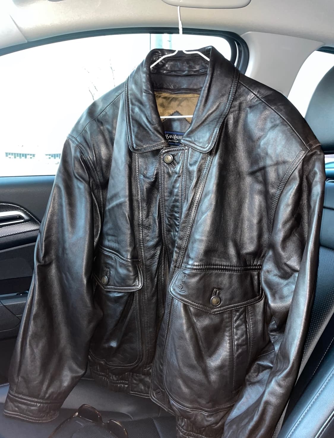 ysl 입생 레더 자켓 (가죽) 상품이미지1