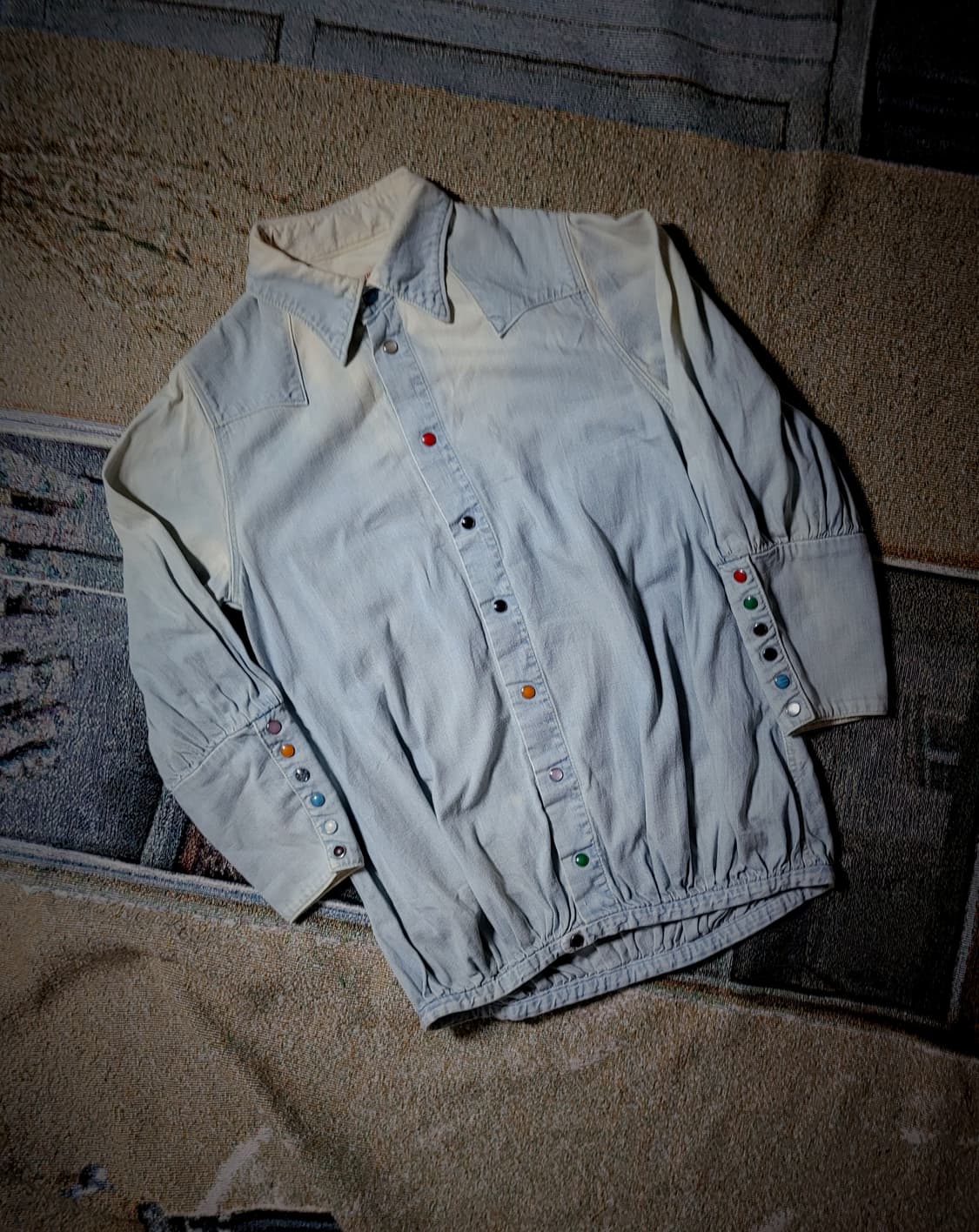 캐피탈 레이디스 웨스턴 데님 셔츠 상품이미지2