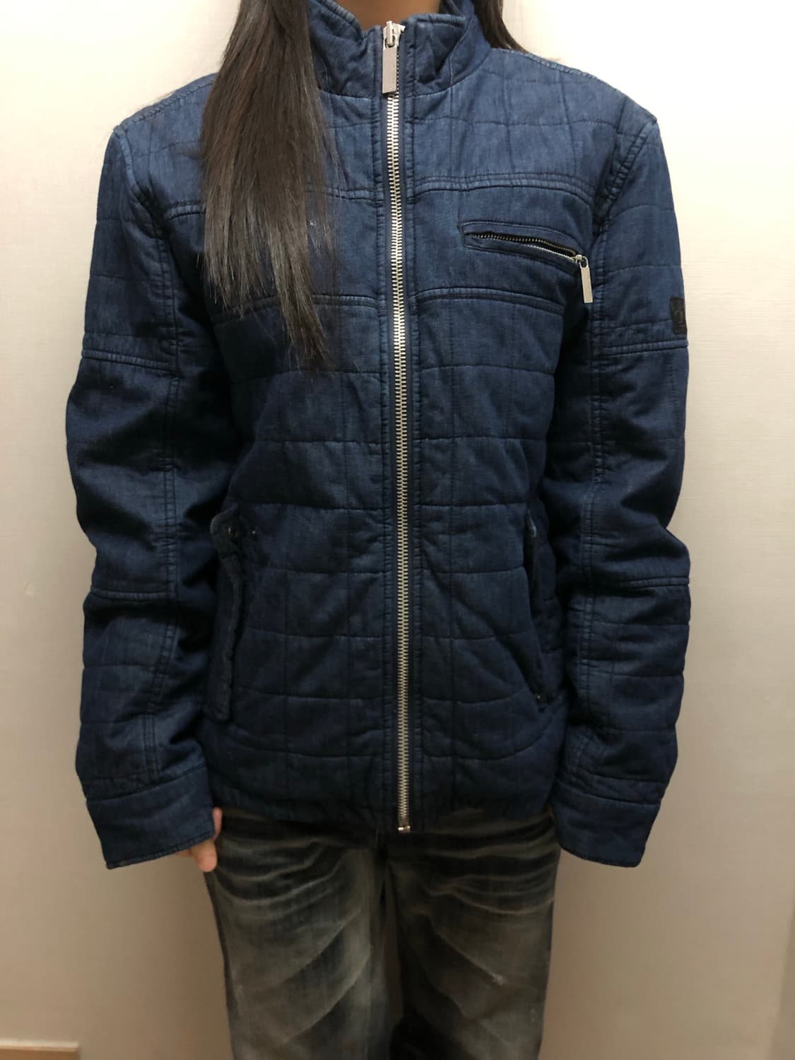 빈티지 켈빈클라인 데님 펑크 자켓 상품이미지2