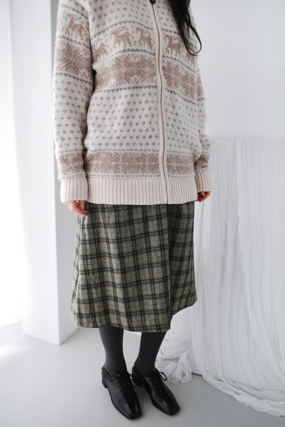 check pocket skirt 상품이미지6