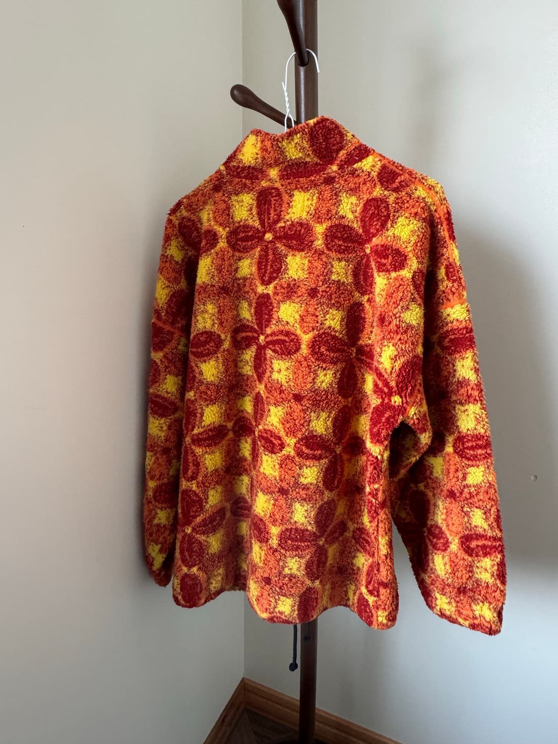 90s 데상트 플라워프린트 후리스 상품이미지2