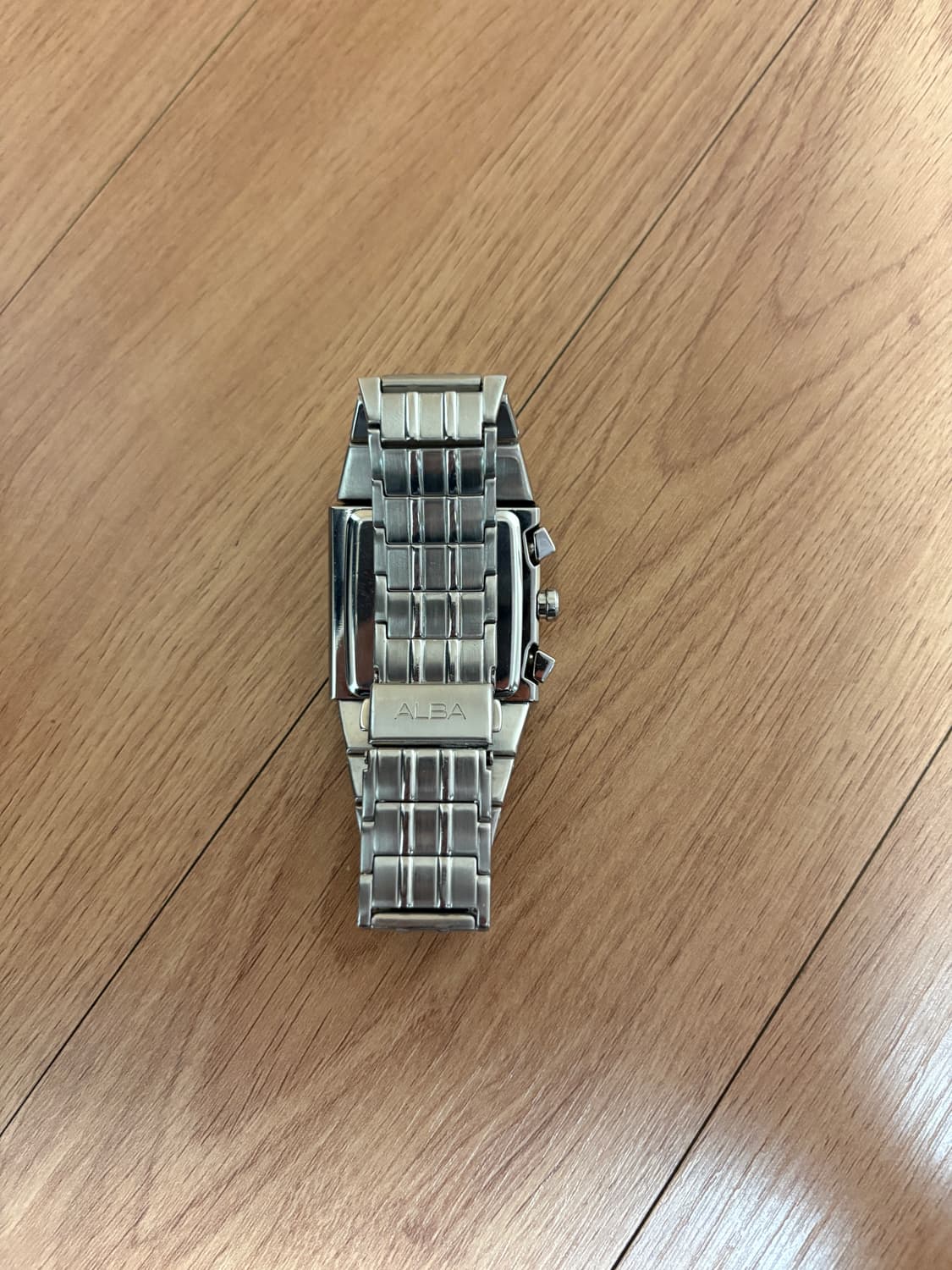 세이코 알바 메탈 스퀘어 크로노그래프 10기압 시계 상품이미지7